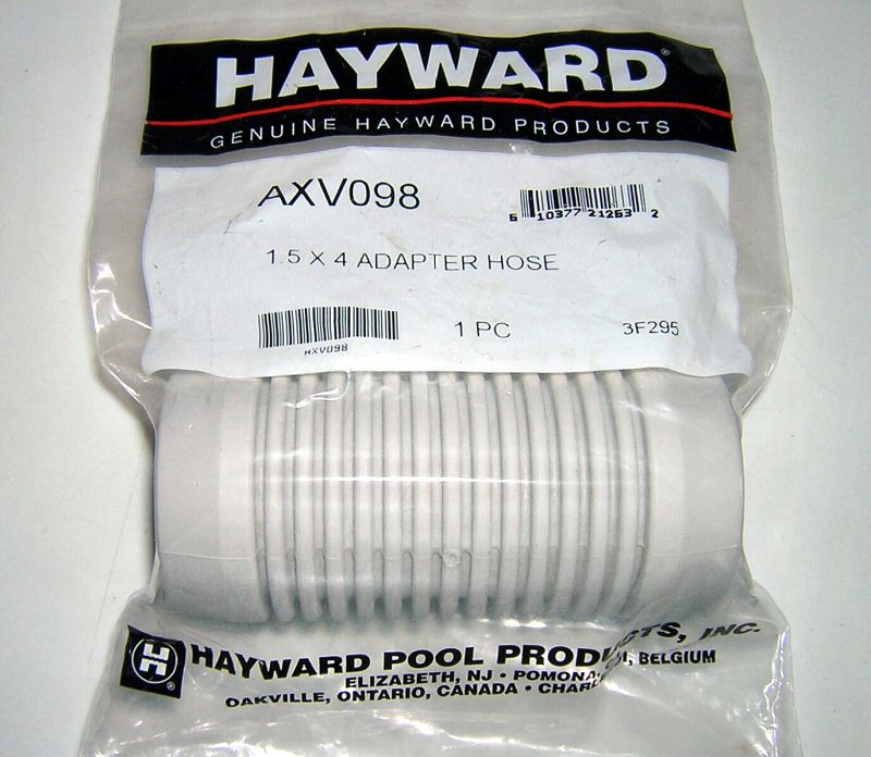 Hayward Pool Cleaner Hose Adapter 1.5&Prime; X 4&Prime; Female Grey Connector Part AXV098