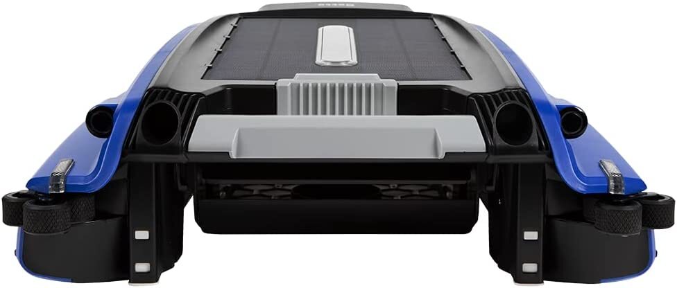 Blue Solar Powered Automatic Robotic Pool Skimmer with Enhanced Core Durability