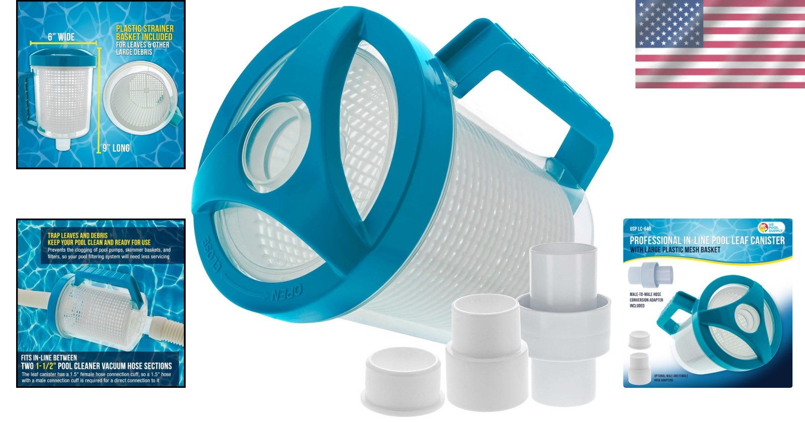 Professional In-line Leaf Canister