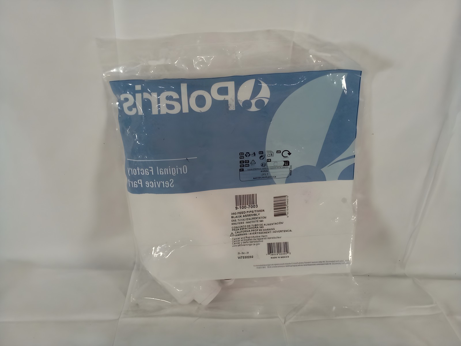 Polaris 9-100-7003 Vac-Sweep 380 Feed Pipe/Timer Blank Assembly