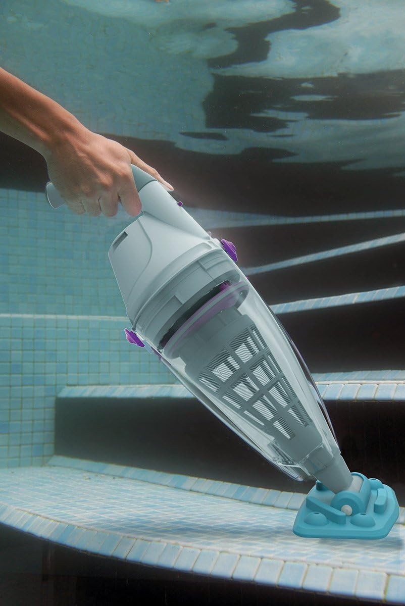 Telsa 50 Rechargeable Battery-Powered Pool Vacuum Handheld Stainless Steel