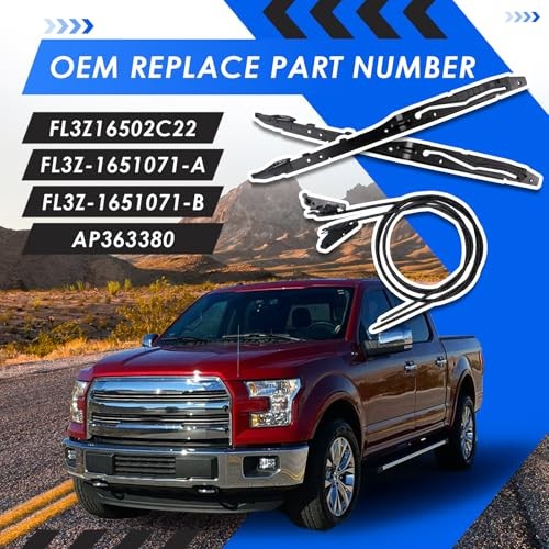 New Upgraded FL3Z16502C22 Sunroof Glass Cables & Track Assembly Repiar Kit