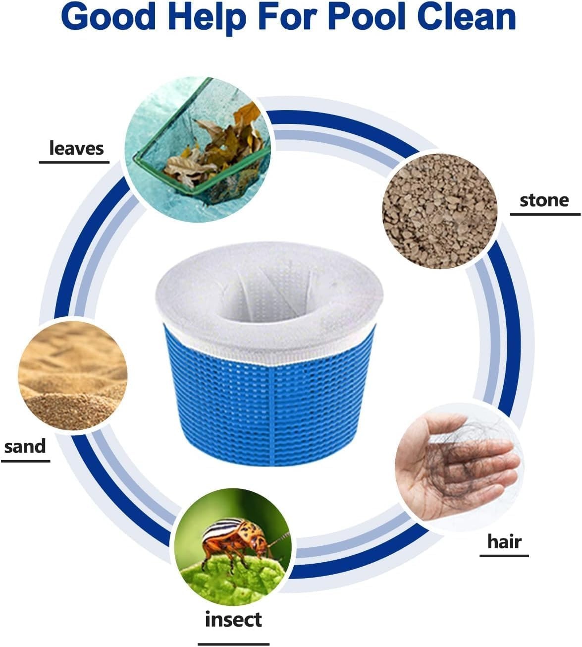 40 Pack Pool Skimmer Socks Fine Mesh Filter Basket Socks Free Shipping