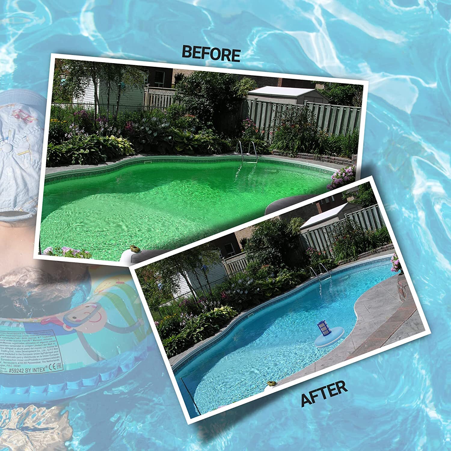 Solar Pool Ionizer,Cleaner,Purifier, Chlorine-Free Water,Covers up to 35,000 gal