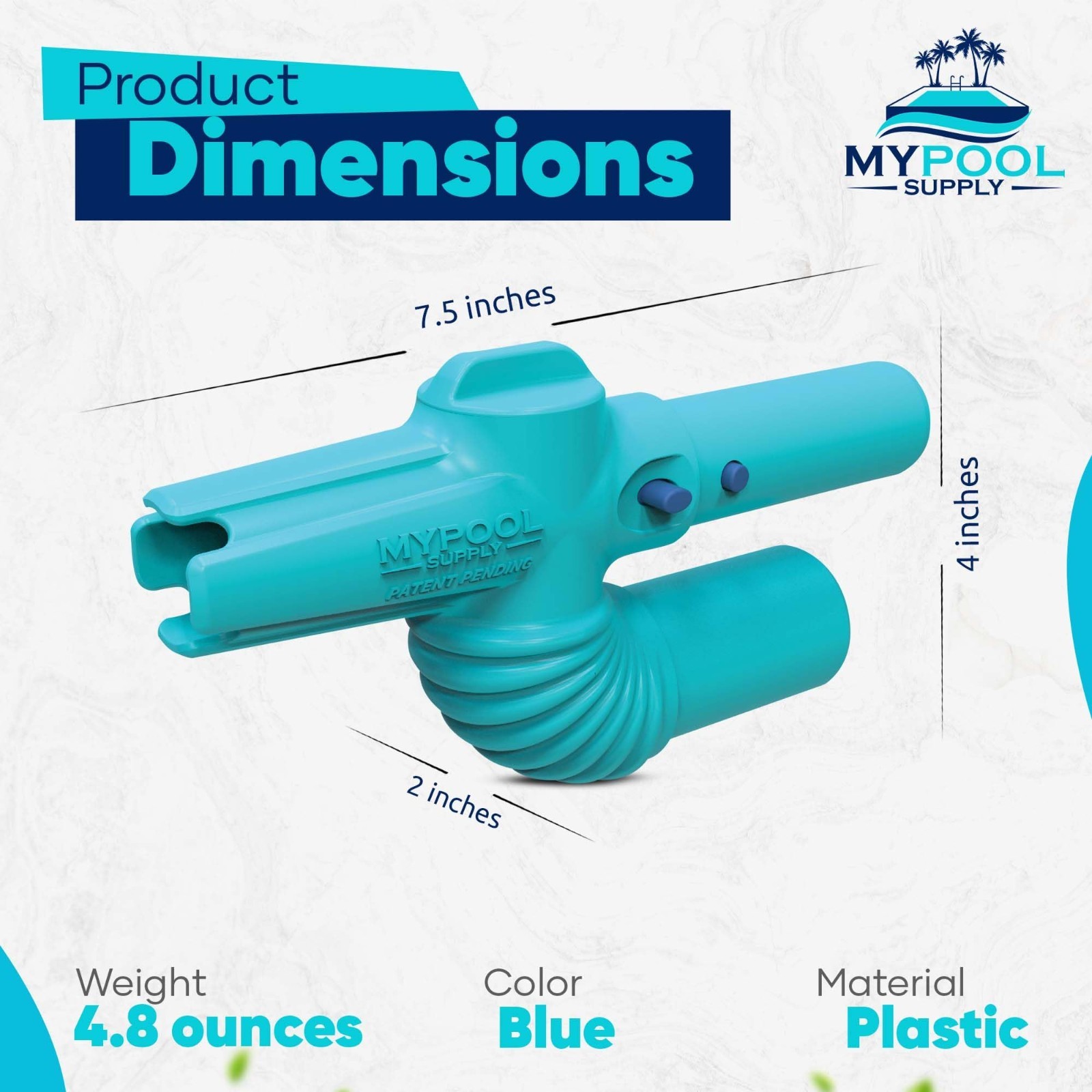 Pool Corner Cleaner Vacuum Attachment – Precision Tool for Hard-to-Reach Areas,