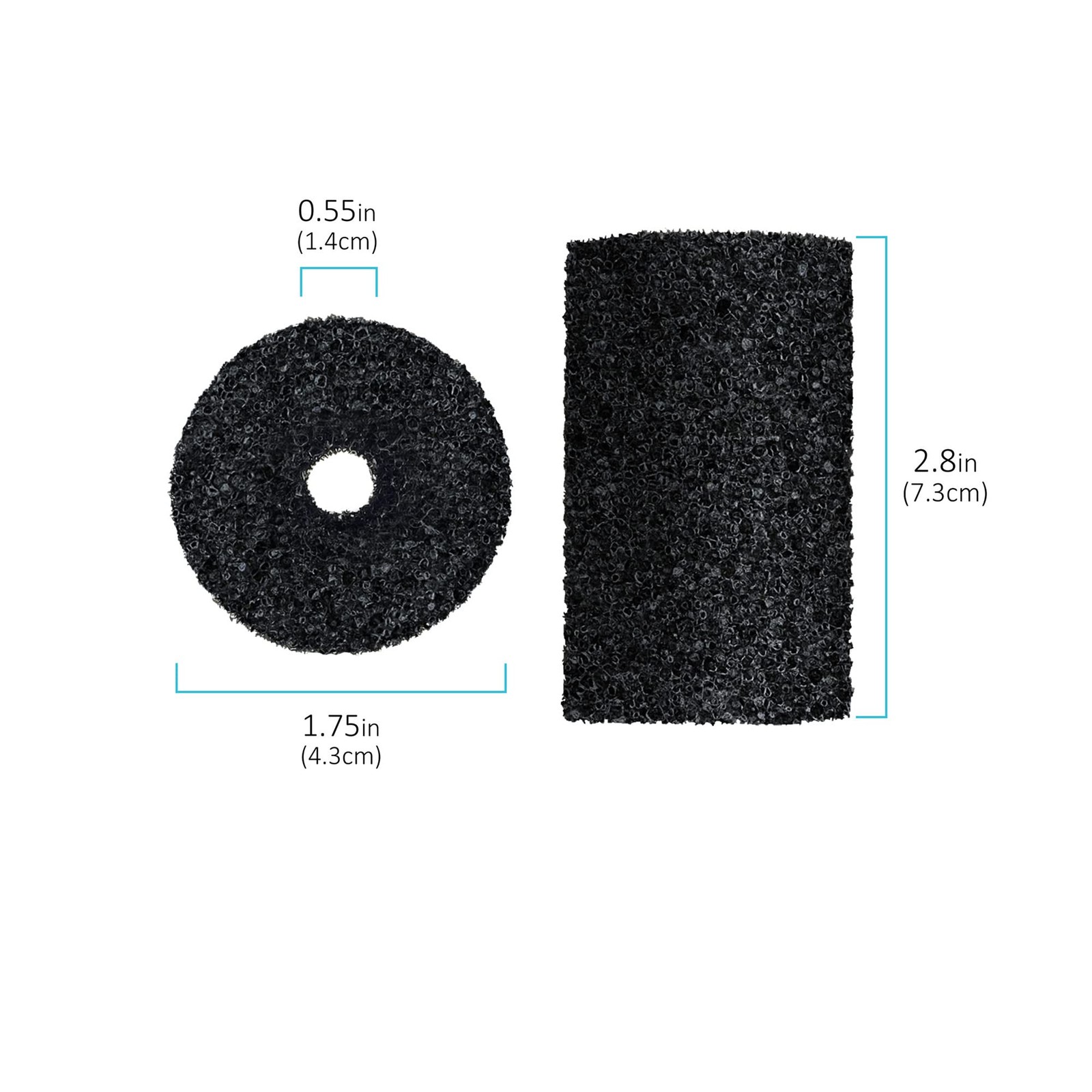 12 Pack Pool Hose Tail Scrubbers for Polaris VacSweep Cleaner Parts