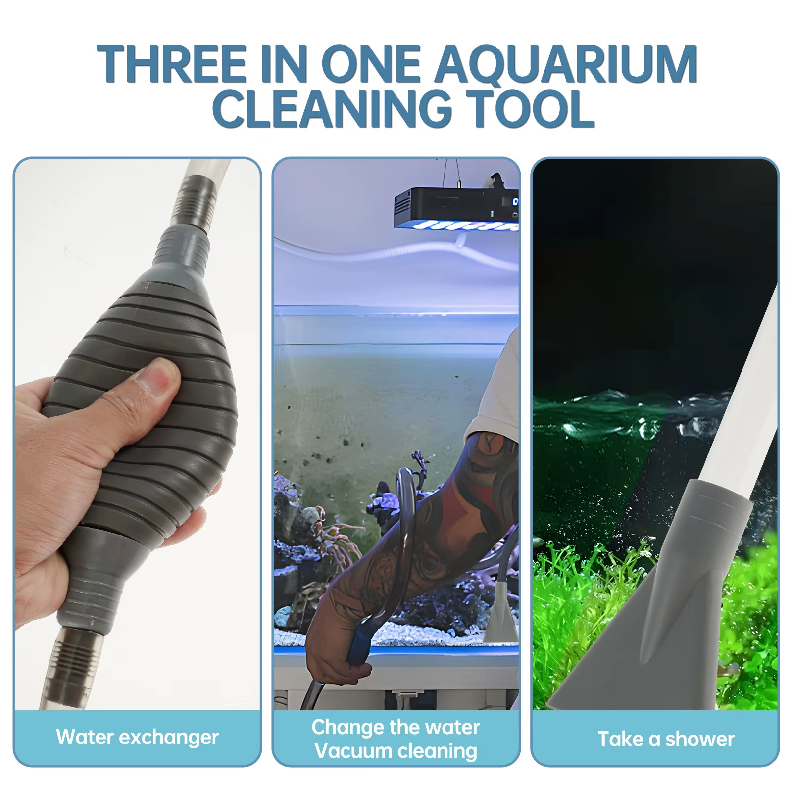 Hot Tub Vacuum Cleaner 10Ft Swimming Pool Vacuum Cleaner Manual Handheld Spa Vac