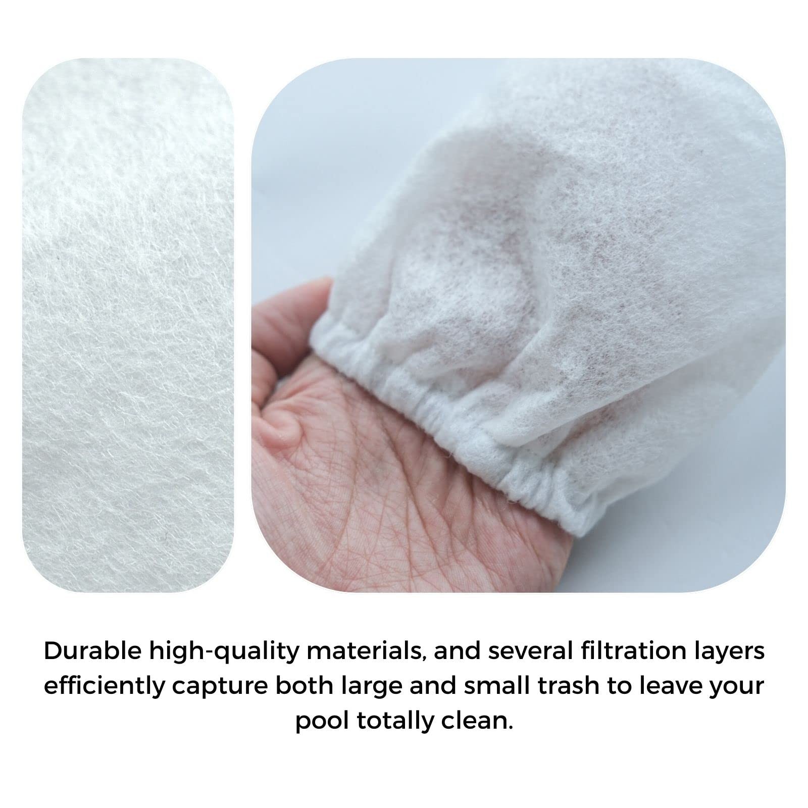 5 Packs Replacement Vacuum Filter Cotton for Pool Blaster Pool Cleaner Bag Ce…