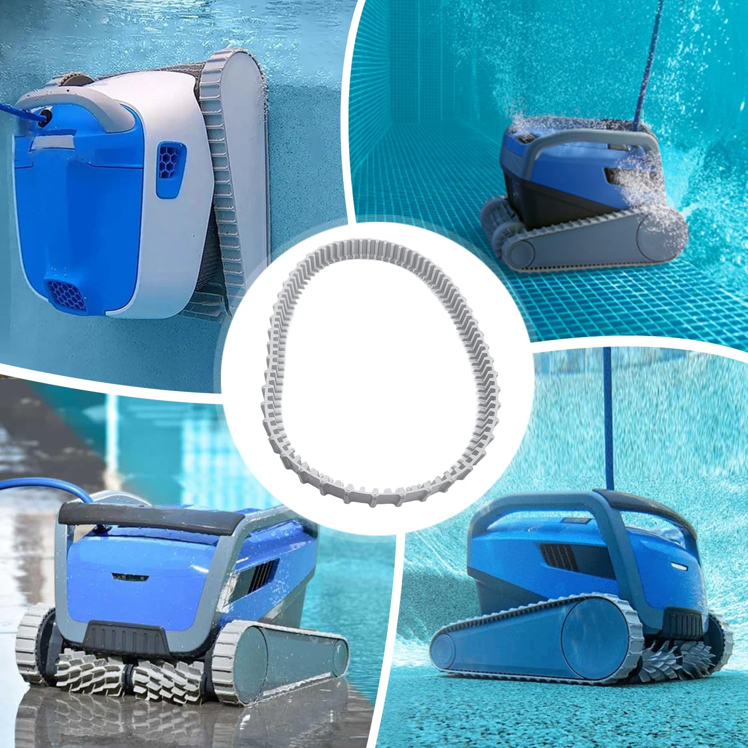 deawater Replacement Gray Tracks for Maytronics Dolphin Robotic Pool Cleaners…