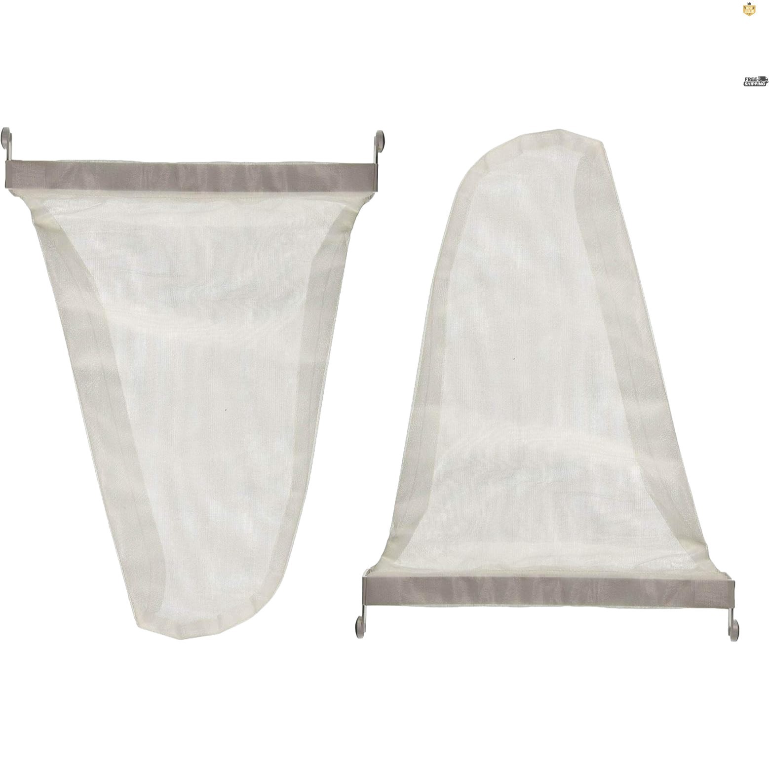 Polaris-Compatible Turbo Turtle Pool Cleaner Bags (2 Pack) for Easy Maintenance