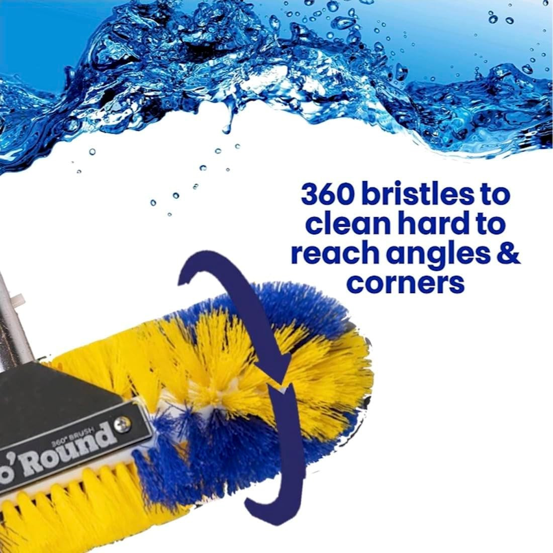 Goround 360 Pro Pool Brush 12 Inches