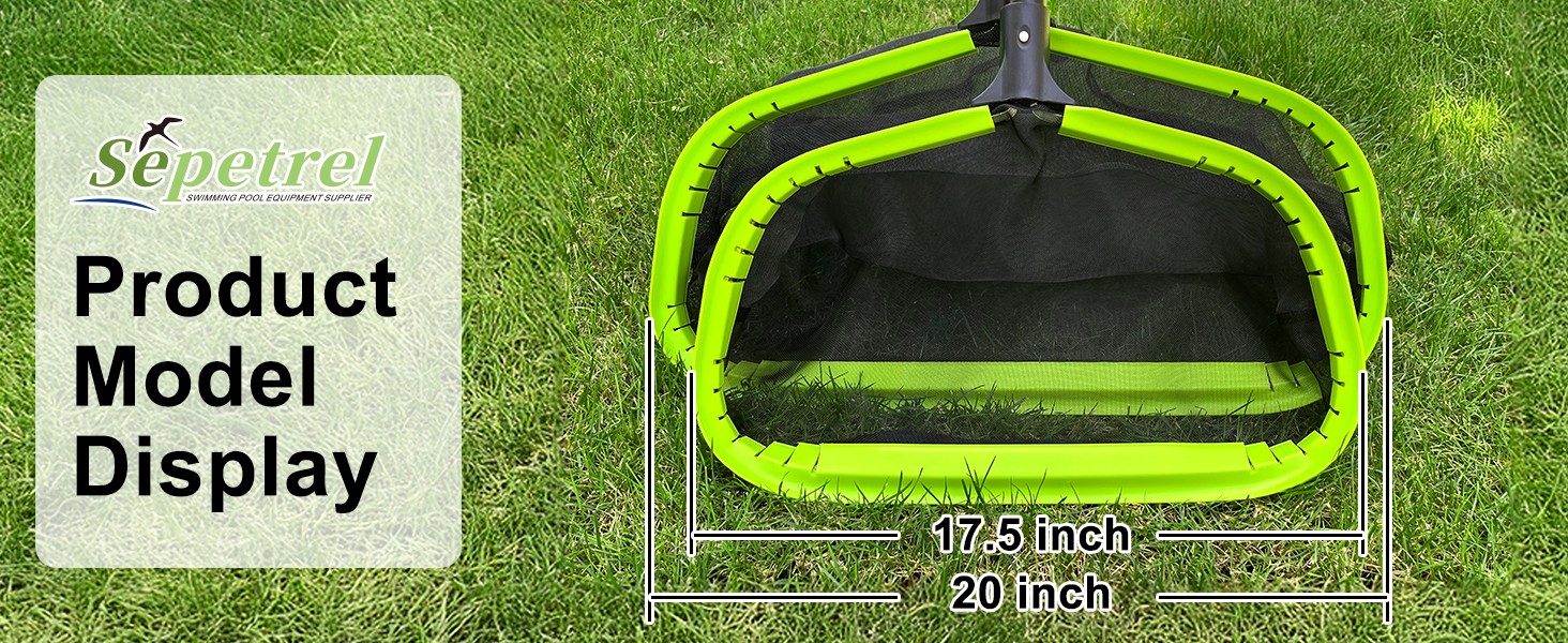 Pool Net, Professional Swimming Pool Leaf Skimmer Nets for Cleaning with