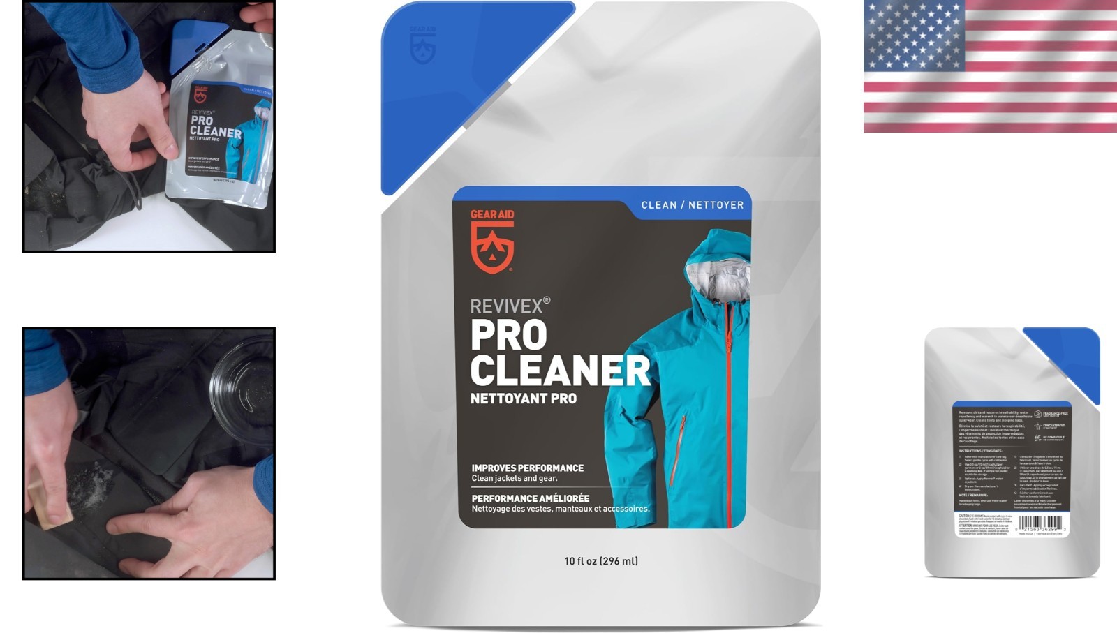 10 oz Revivex Pro Cleaner for Ski Pants, Jackets & Outdoor Gear Maintenance