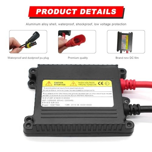 DC 12V Xenon HID Ballast, Ultrathin, 35W Control Unit, 2PCS