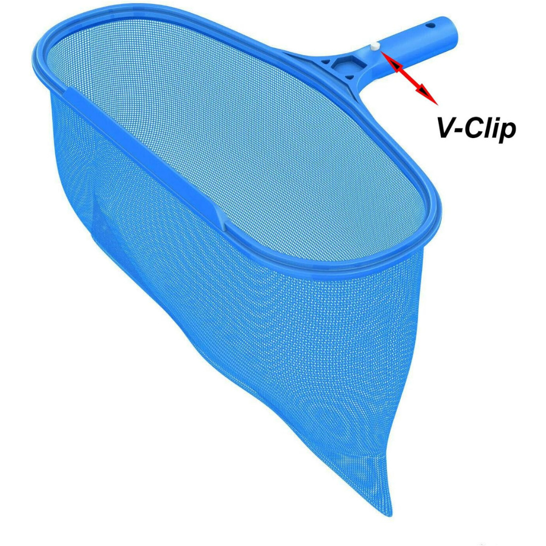 6 Pack Pool Pole Butterfly Clips Replacement for Skimmer Brush Vacuum Head
