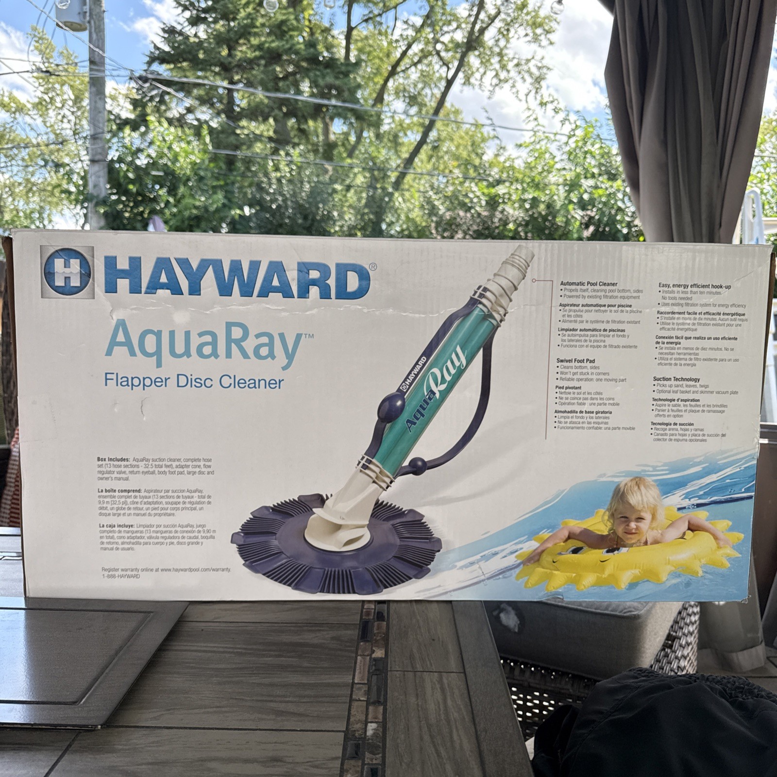 Hayward DV1000 Aqua Ray Above Ground Suction Side Pool Cleaner