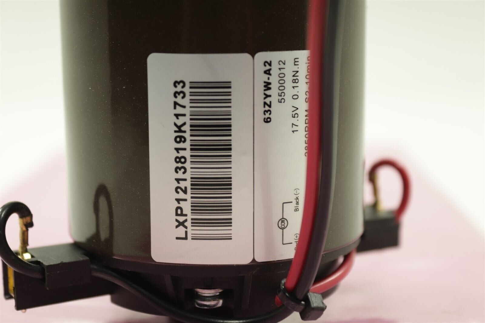 MAYTRONICS DOLPHIN IMPELLER FAN MOTOR PUMP 63ZYW-A2 5500012 2850RPM 17.5V