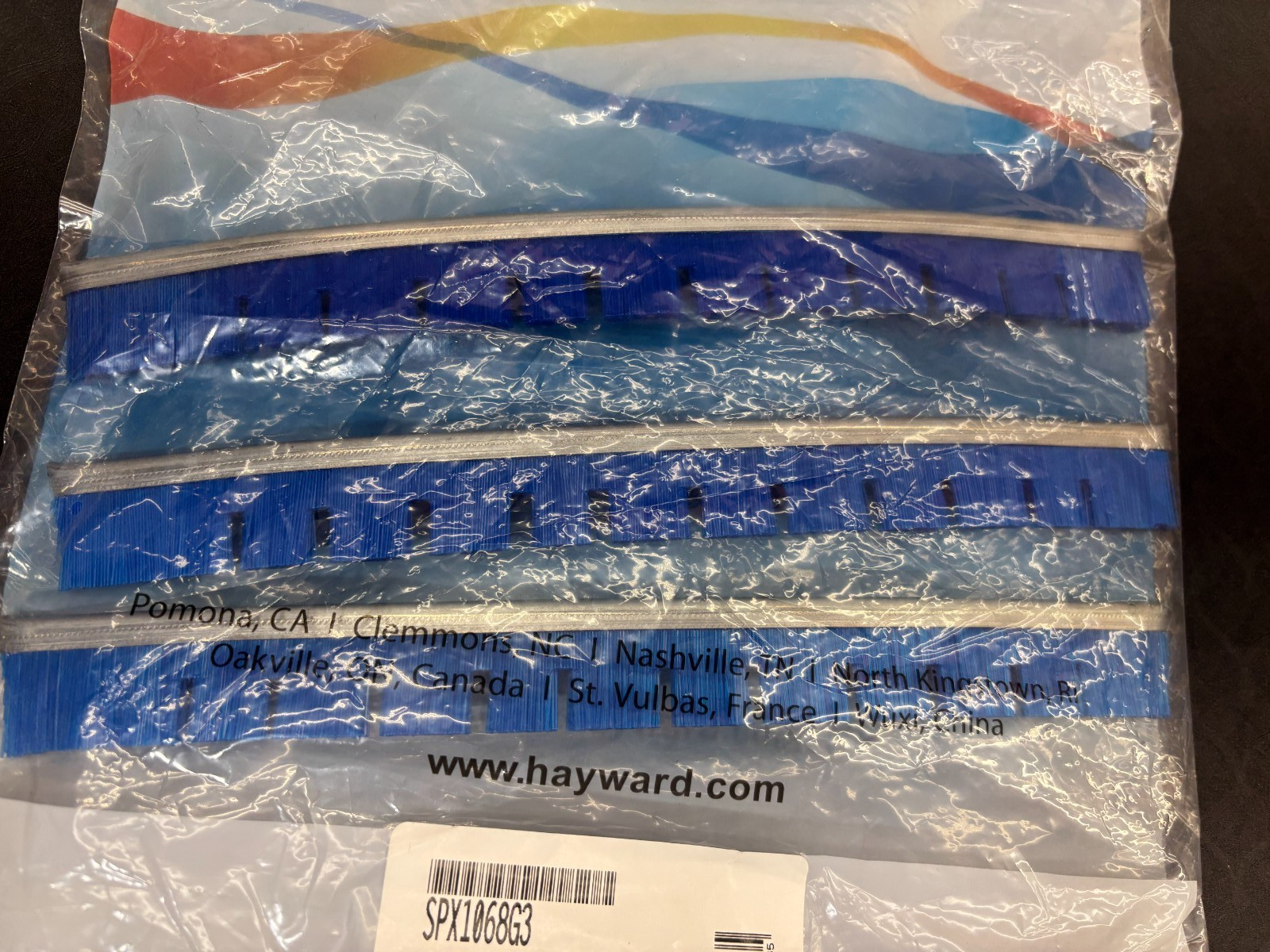 Lot of 2x Hayward SPX1068G3 Replacement Pool Vacuum Brush Head 6xTotal Heads