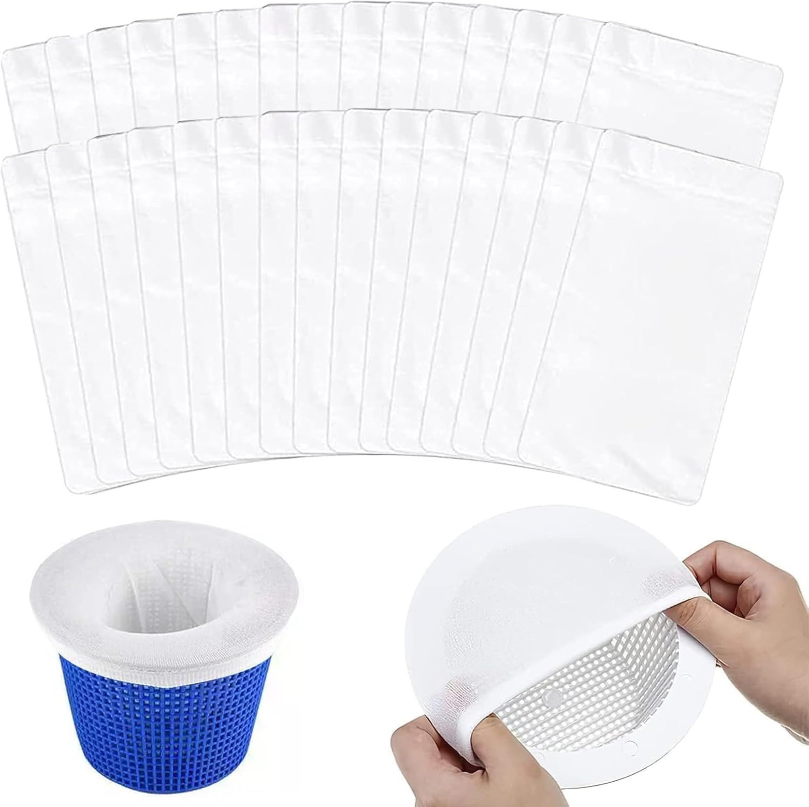 Pool Skimmer Socks Reusable Mesh Filter for Hayward Pentair Intex Spa Hot Tub