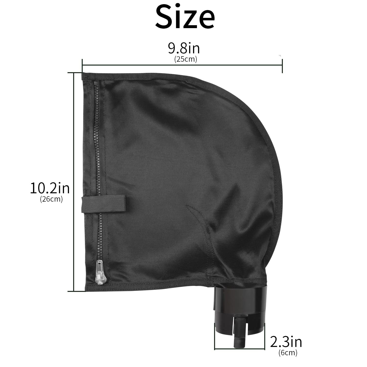 UCEDER Black 360 380 Bag Replacement for Polaris Pool Cleaner Zipper