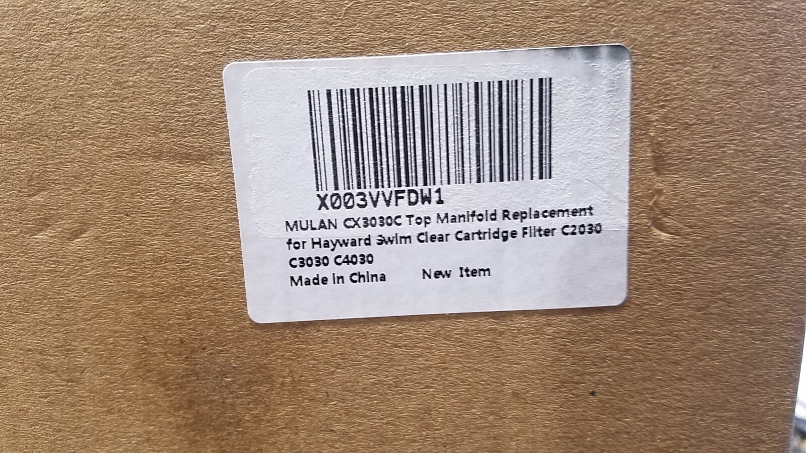 MULAN CX3030C Top Manifold Replacement for Hayward Swim Clear Cartridge Filter