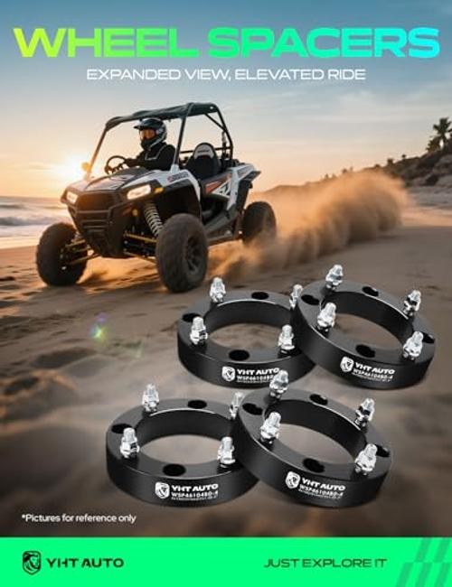 4x156mm Wheel Spacers 1.5 inch Compatible with Polaris RZR 2013-2017, Ranger