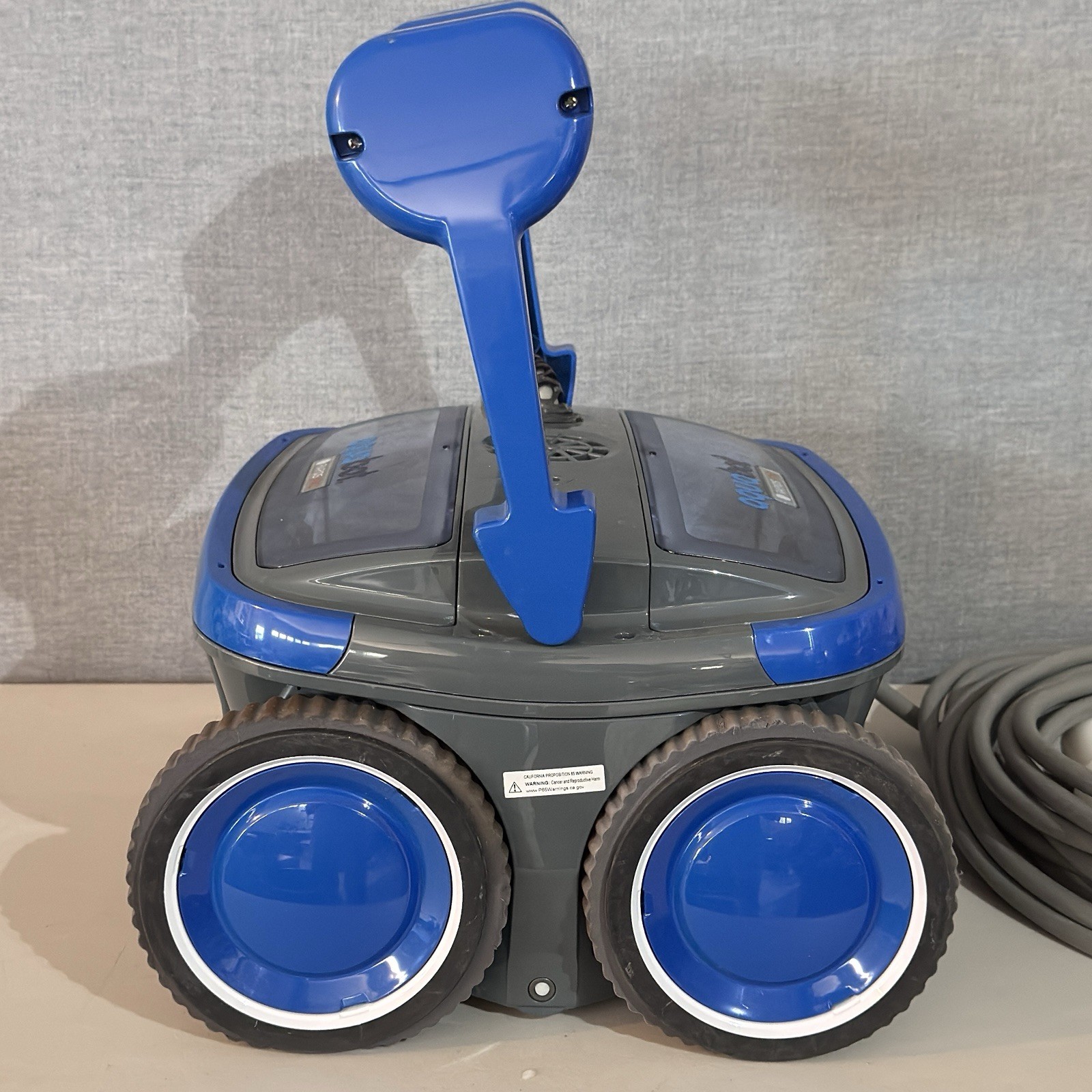 Aquabot Rapids 4WD Robotic Pool Cleaner Tested Works w/ Power Supply & Cable