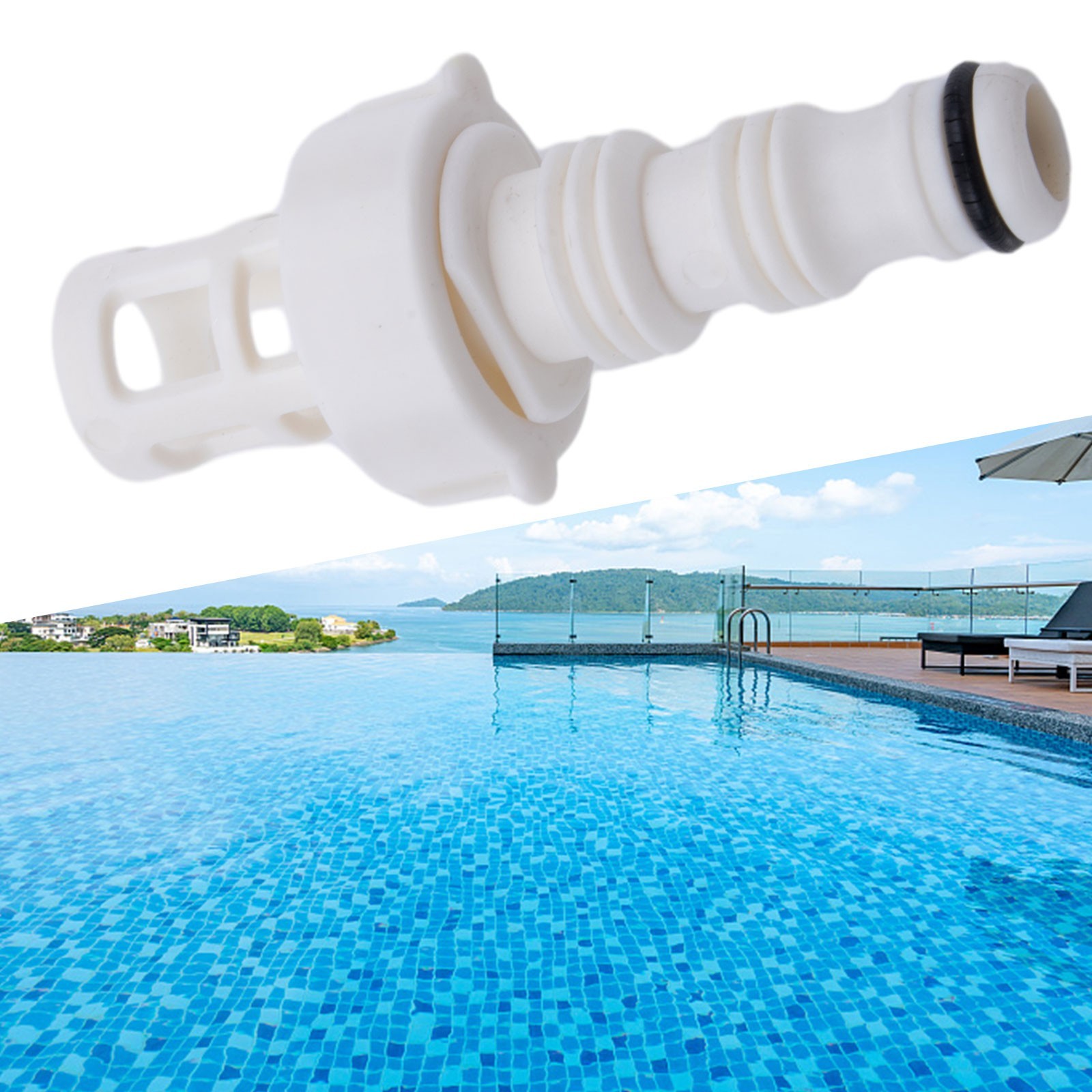 Brand New None Adapter Hose PVC Swimming Pool To Drainage 10201 For Garden