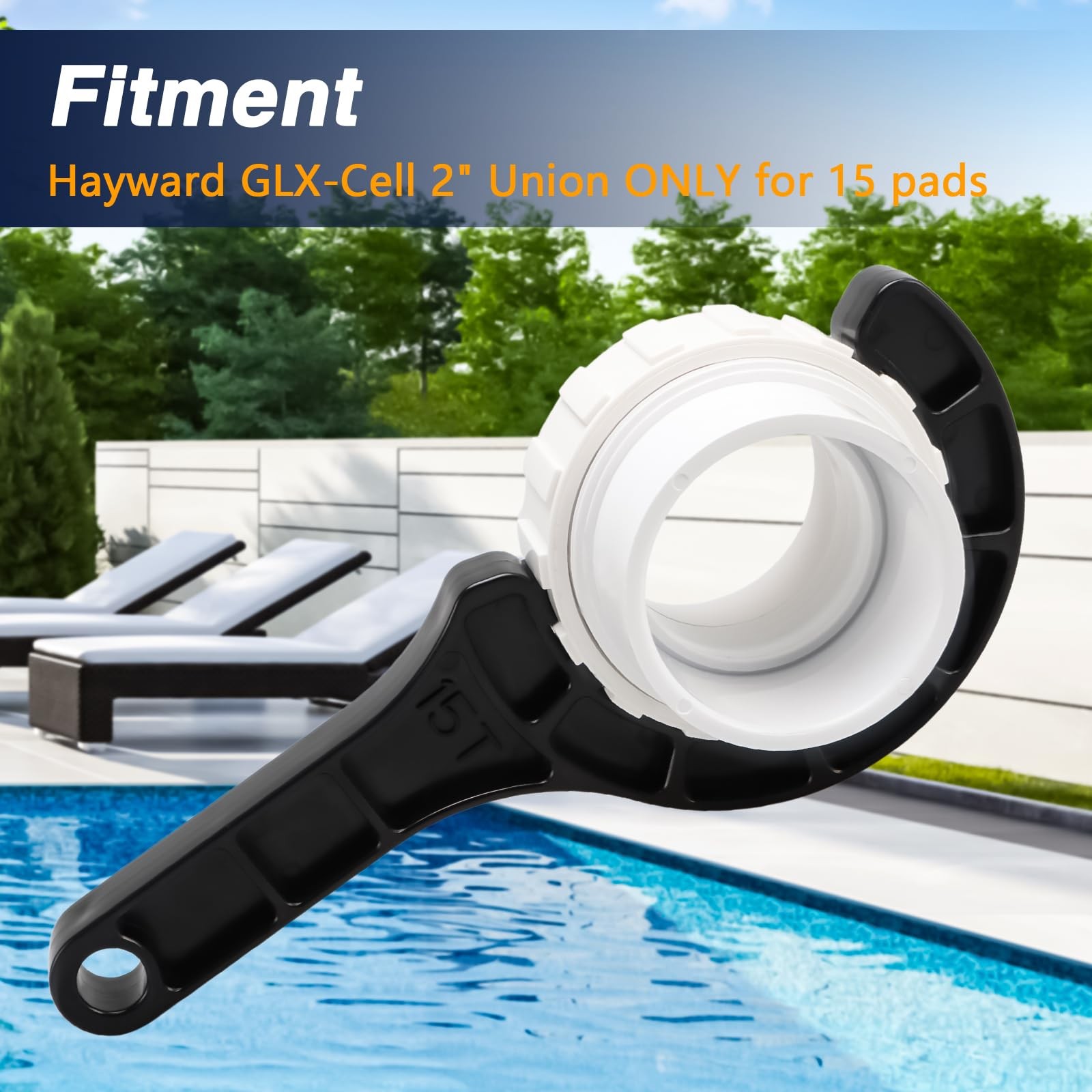Upgraded Salt Water Chlorinator Pool Tool Wrench, Pool Salt Cell Wrench with …