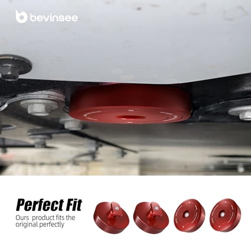4pcs Lifting Jack Pads Pucks Compatible with Corvette C5 C6 C7 GS Z06 ZR1 Red
