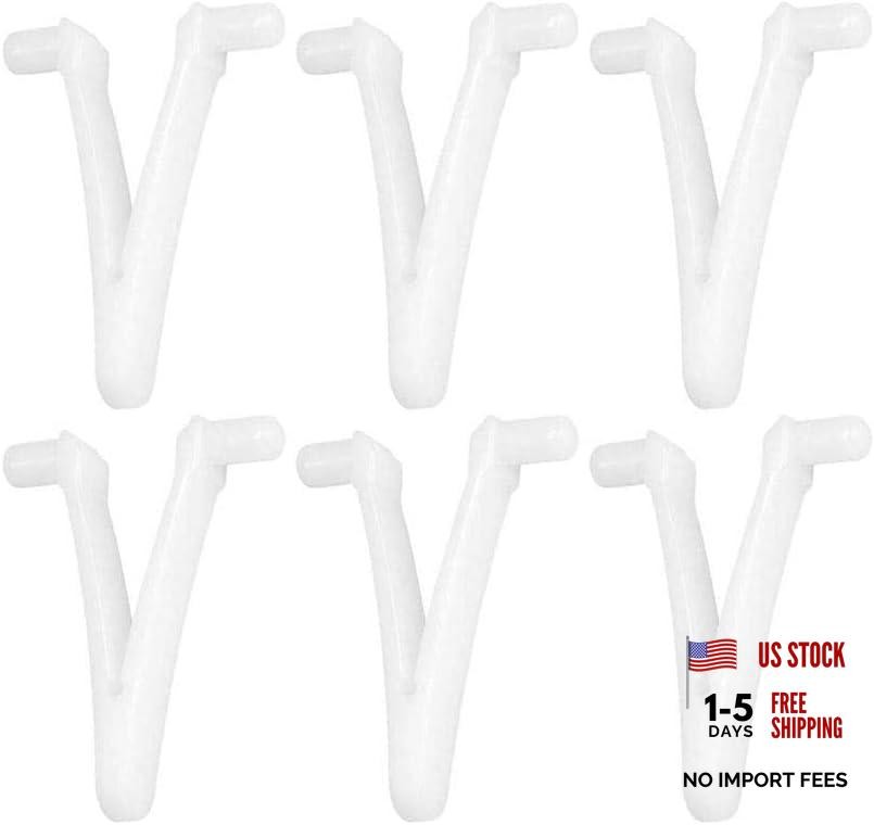 White Pool Supply V Clip – Butterfly Clip – 6Pcs