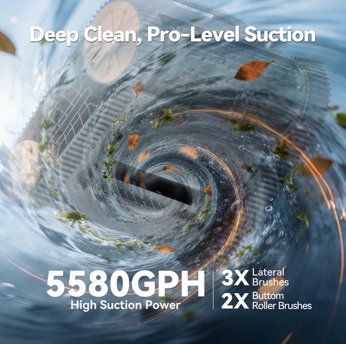 Ultra Nebula Cordless Pool Vacuum Robot, with 5580 GPH Suction ($599 MSRP)