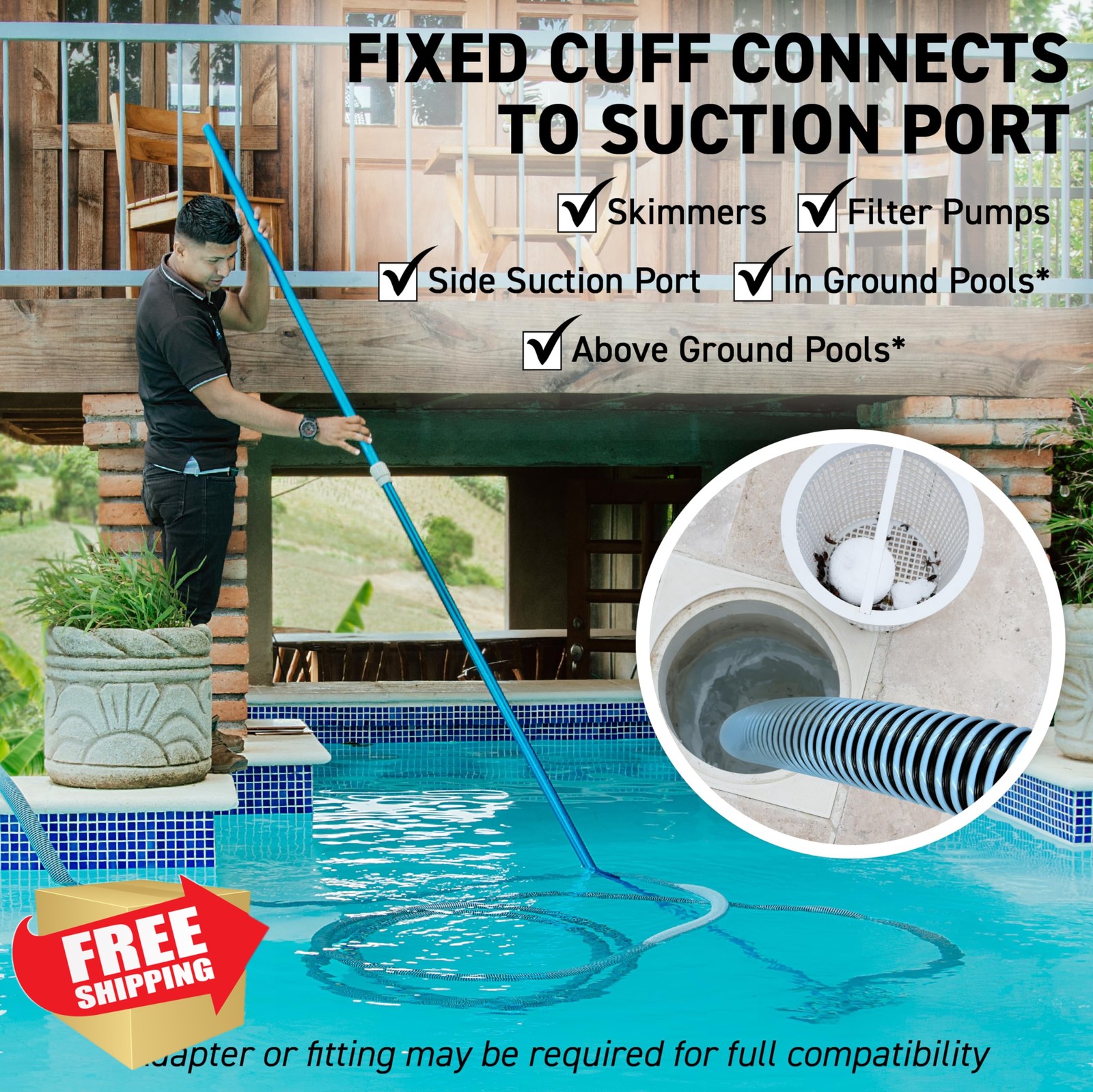 Sealproof Pool Vacuum Hose 30-Ft