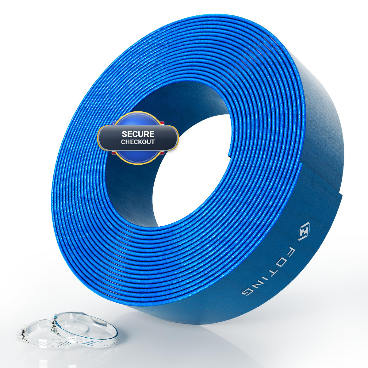 Foting 25Ft Pool Backwash Hose 1-1/2 In Heavy-Duty Discharge Hoses Pvc Pool