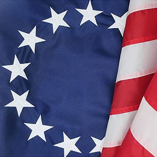 Betsy Ross Flag 3×5 foot | Heavy Duty Traditional Red, White and Blue