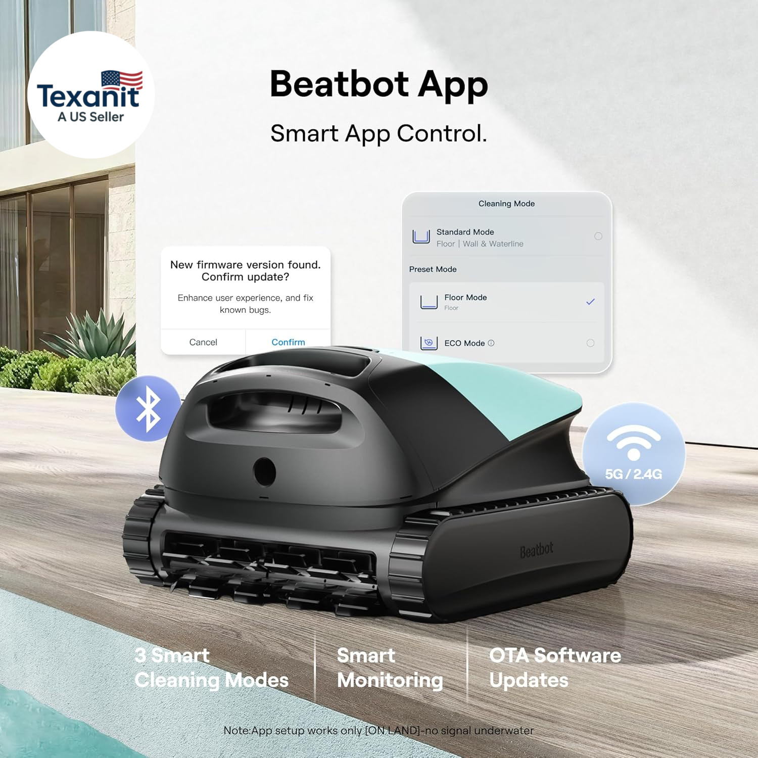 Sora 10 Cordless Pool Vacuum Robot for Inground & above Ground Pools, 6800 GPH S