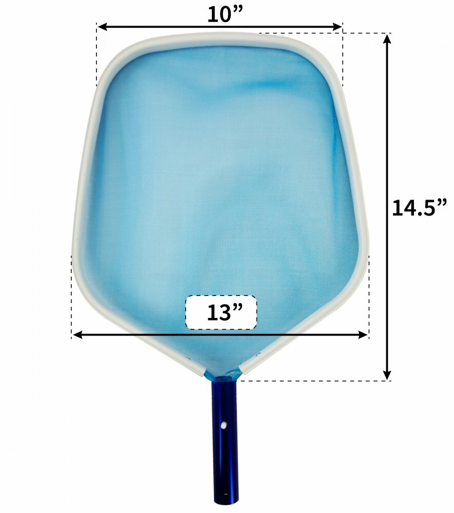 Aqua Select In-Ground & Above Ground Aluminum Swimming Pool Leaf Hand Skimmer