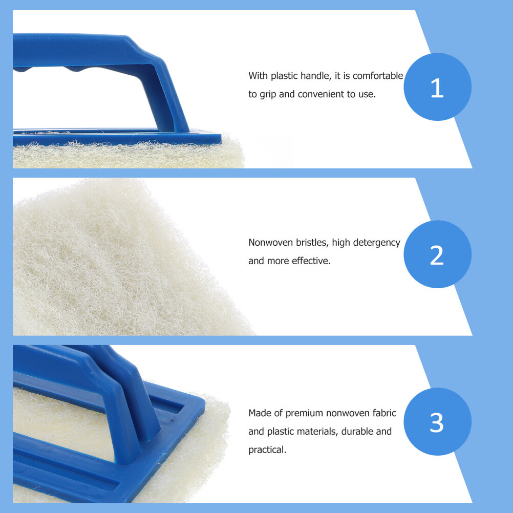 Pool Scrub Brush Pool Scrubber Brush Tile Wall Scrubber Pool Sponge Brush