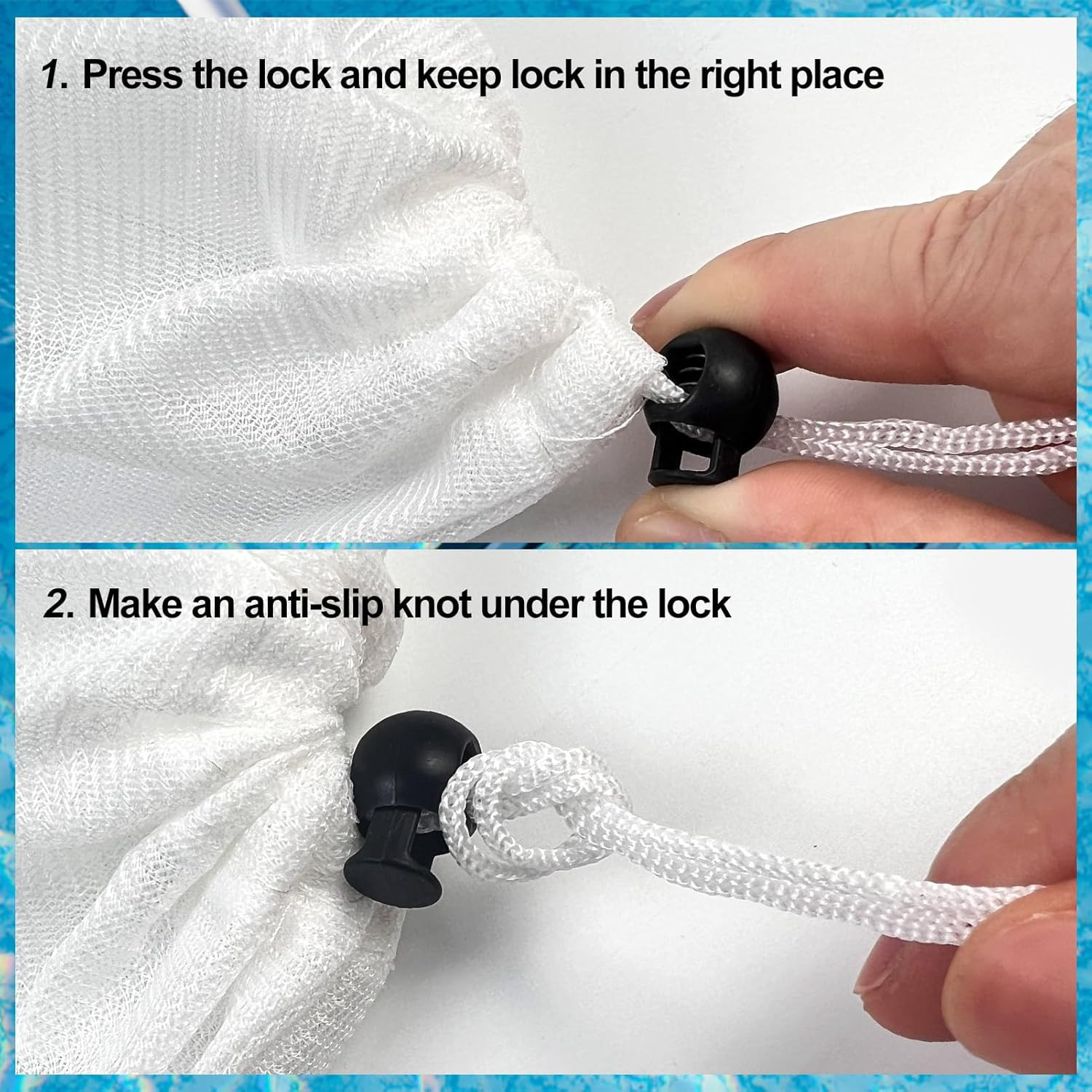 4Pack 12 X 8.8 Inch Pool Leaf Vacuum Net Bag Replacement for Swimming Pool