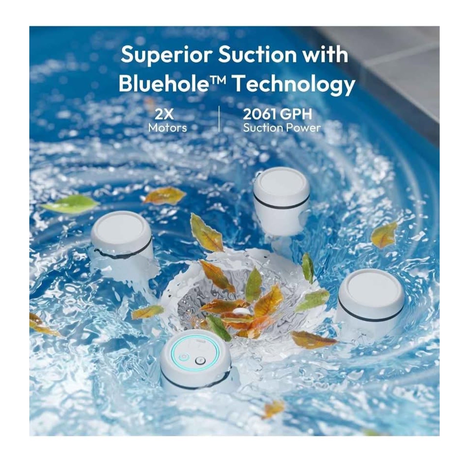 BuBlue BuVortex V5 Robotic Pool Skimmer Surface Cleaner