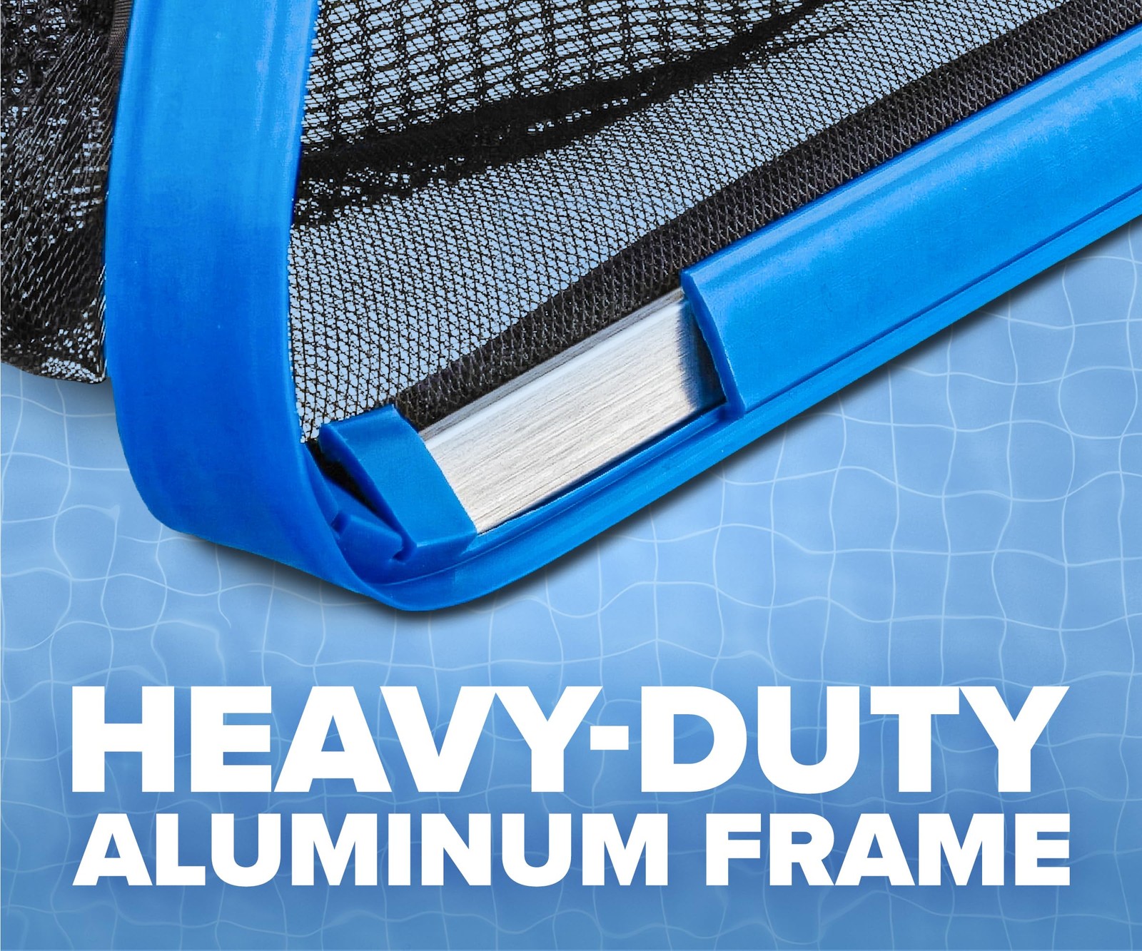 Pool Leaf Net Aluminum Frame Deep Bag Skimmer Inground Above Ground Swimming