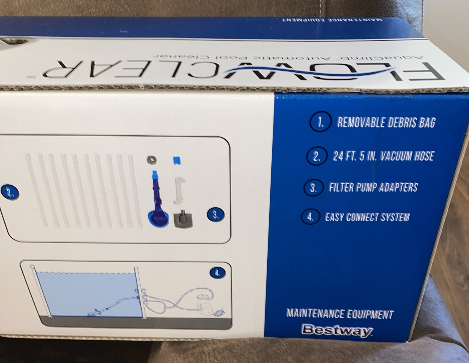 BESTWAY FLOWCLEAR AQUACLIMB AUTOMATIC WATER-POWERED POOL CLEANING VACUUM