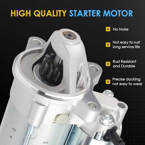 New Starter Motor Replacement for 2013-2017 Ford F150 5.0L, 2014 F150 19247