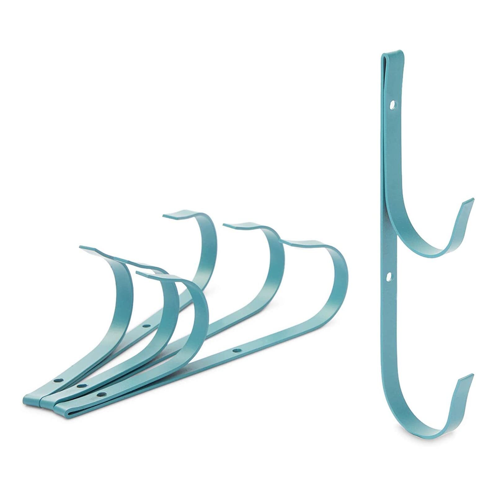 4 Pack Pool Pole Hanger for Fence Pool Equipment Hooks Tool Organizer