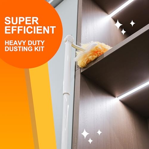 Heavy Duty Multi Surface 360°Heavy 20 Count with Extendable Handle (Pack of 1)