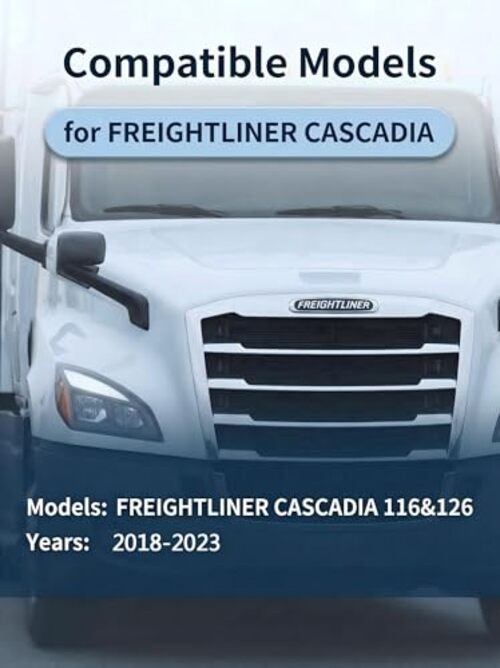Freightliner Cascadia Floor Mats – Heavy Duty Truck – 116&126 – Model 2018-2023