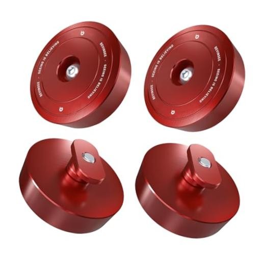 4pcs Lifting Jack Pads Pucks Compatible with Corvette C5 C6 C7 GS Z06 ZR1 Red