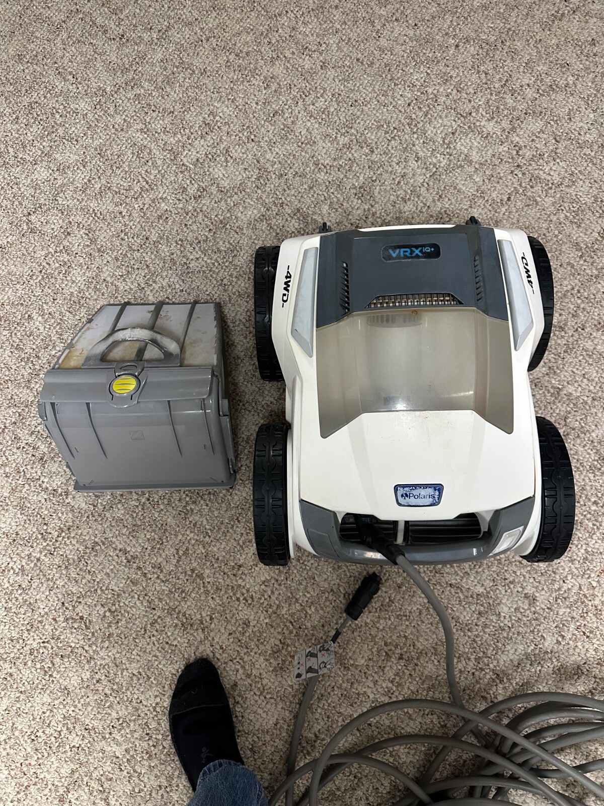 The Polaris VRX iQ+ Robotic Pool Cleaner with iAquaLink Control FVRXIQP