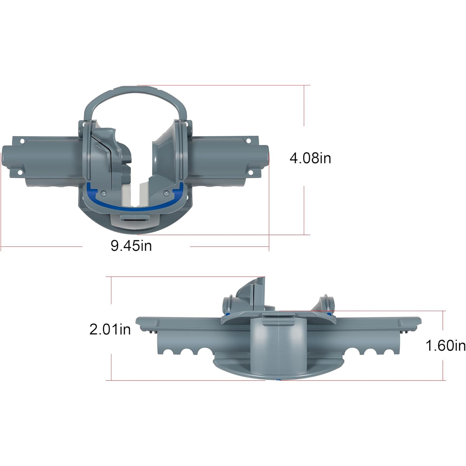 MX8 Middle Engine Housing w/ Ramp 2 Seals for Zodiac MX8 Elite Baracuda R0545700