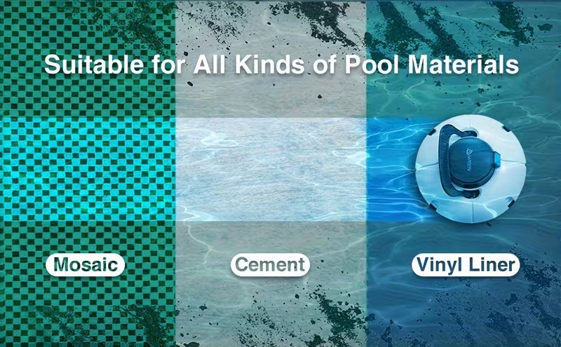 WINNY 200SE Cordless Robotic Pool Cleaner – Transparent Design Dual Motor Vaccum